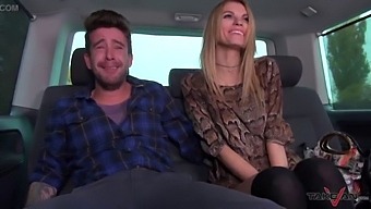 A Newly Divorced Model Indulges In Solo Pleasure With A Stranger In His Taxi Van