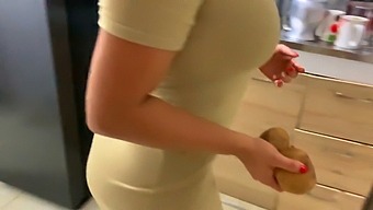 Stepsister Caught In Kitchen Leads To Real Sex